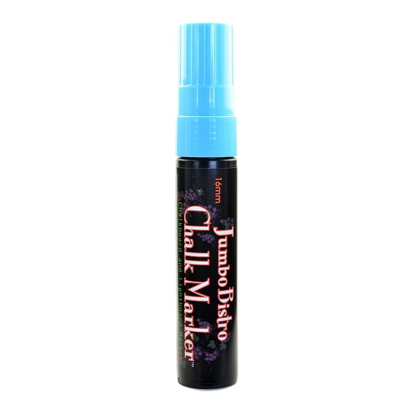 Jumbo Bistro Chalk Markers 16 mm, fluorescent blue (pack of 6)