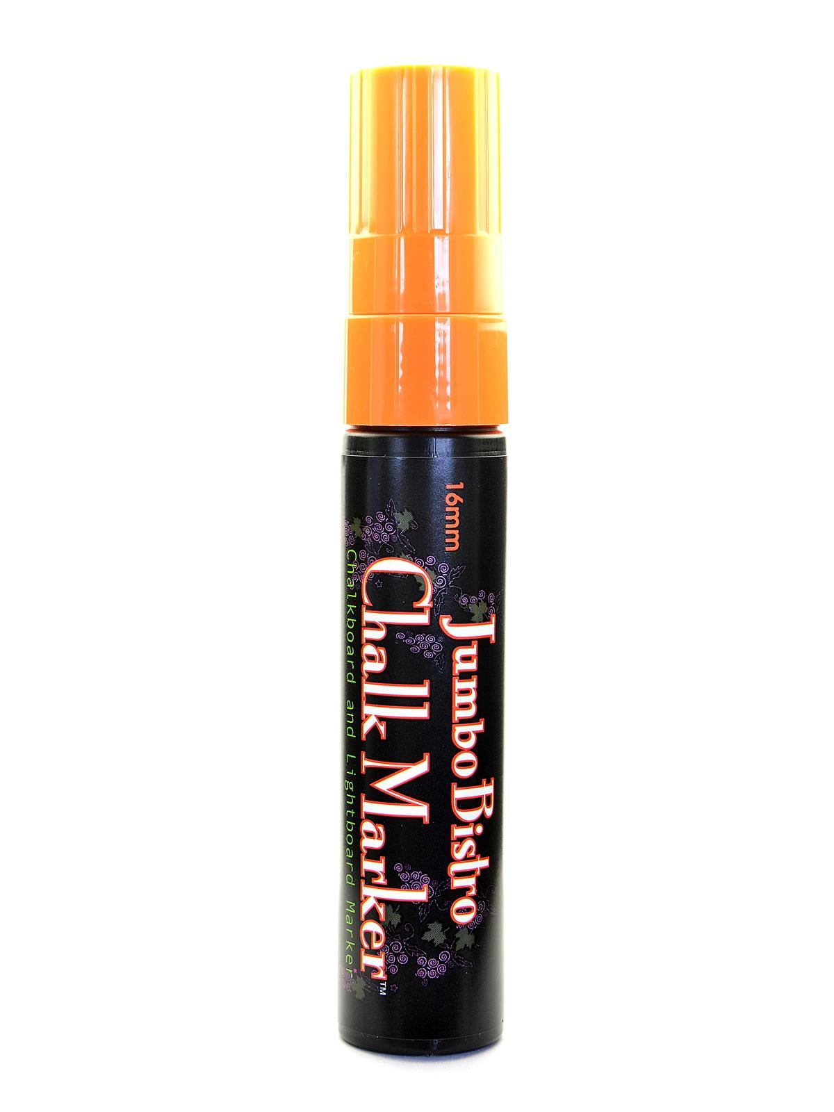 Jumbo Bistro Chalk Markers 16 mm, fluorescent orange (pack of 6)