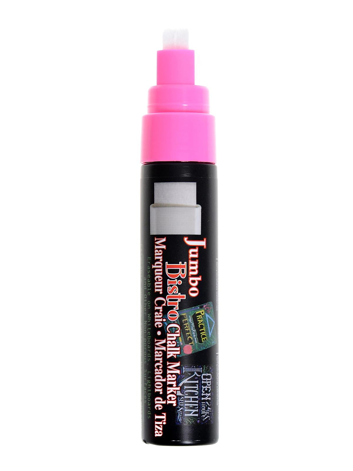 Jumbo Bistro Chalk Markers 16 mm, fluorescent pink (pack of 6)
