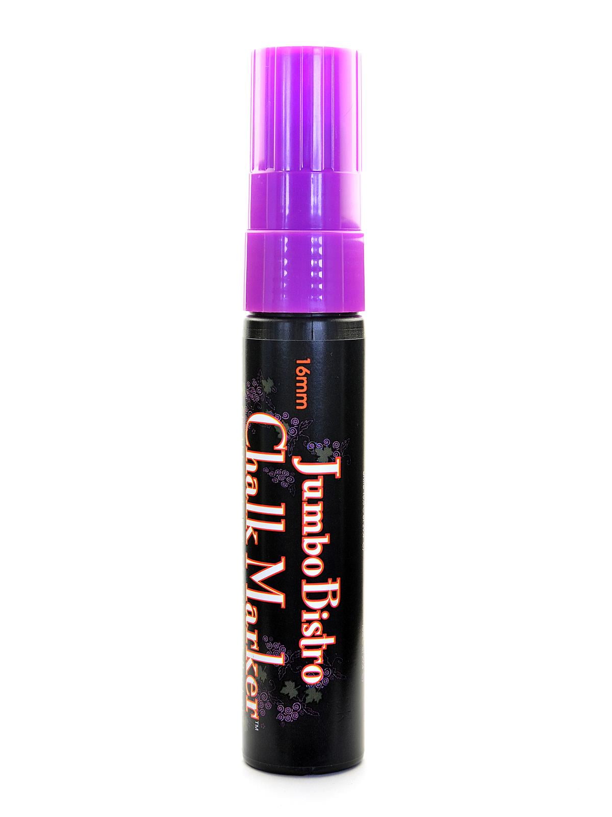 Jumbo Bistro Chalk Markers 16 mm, fluorescent violet (pack of 6)