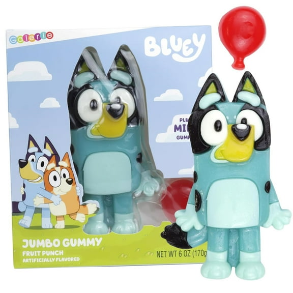 Jumbo Bluey Candy Gummy, Christmas Stocking Stuffers, 6 Ounces