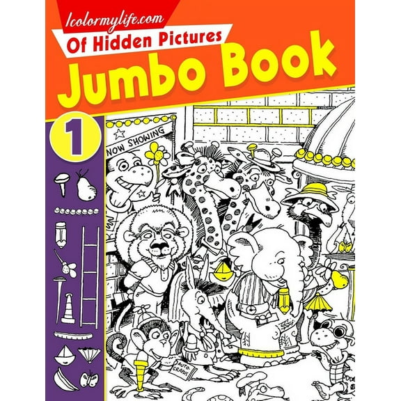 Jumbo Book of Hidden Pictures For Kids, (Paperback)