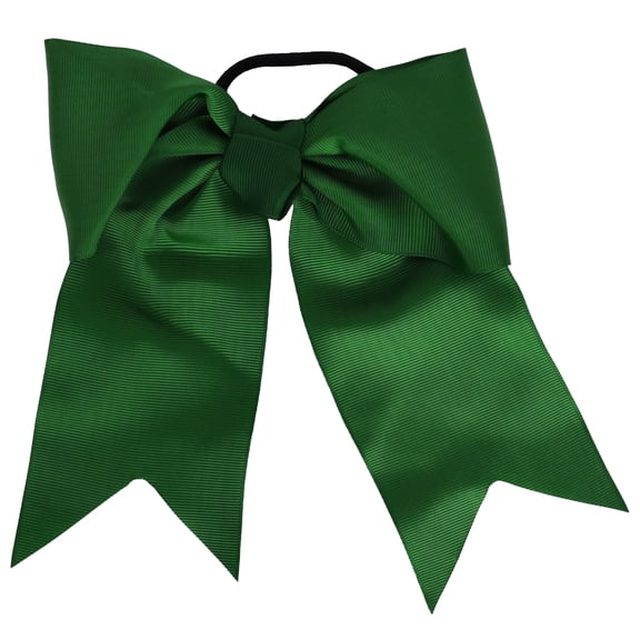 Jumbo Bow Pony with Tails (Forest Green)