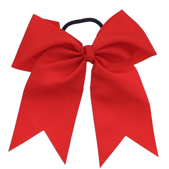 Jumbo Bow Pony with Tails (Red)