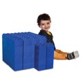 thumbnail image 1 of BiggoBlocks Jumbo Blue Building Blocks Set, 48 Pieces, for Kids Ages 3-8, Indoor and Outdoor Play, 1 of 9