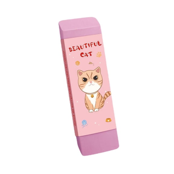 Jumbo Cartoon Eraser, Cute Creative Design, Large Size for 1st Grade Students, Less Crumbles, 5.9x1.96inches