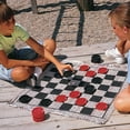 thumbnail image 1 of Jumbo Checkers & Backgammon Game Rug, 1 of 3