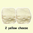 thumbnail image 1 of Jumbo Cheese Cube Stress Ball - Clay-Based & Shapeable Squeeze Ball for ASMR Sensory & Stress Relief, Adult Fidget Gadget, 1 of 11