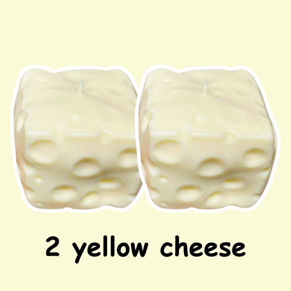 Jumbo Cheese Cube Stress Ball - Clay-Based & Shapeable Squeeze Ball for ASMR Sensory & Stress Relief, Adult Fidget Gadget