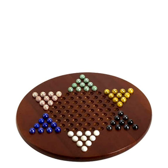 Jumbo Chinese Jumbo Chinese Checkers with Color Marbles | Brighten Up Your Game Night with Colorful Marbles | Marbles Strategy & War Games Board Game | Different colored with Color Marbles
