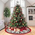 thumbnail image 1 of Jumbo Christmas Tree Skirt 72 Inch Extra Large Tree Skirt for Big Christmas Trees Holiday Party and Mall Decor, 1 of 3