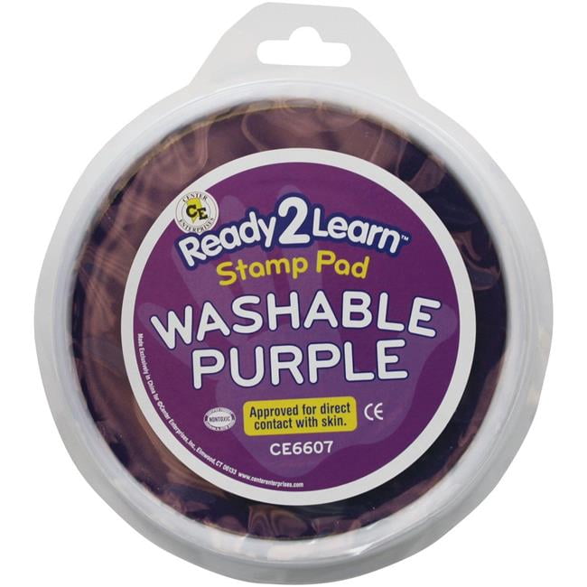 Jumbo Circular Washable Pads, Purple - 6 Each