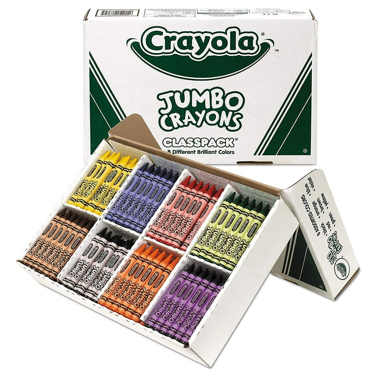Jumbo Classpack Crayons, 25 Each of 8 Colors, 200/Set Jumbo Classpack Crayons, 25 Each of 8 Colors, 200/Set