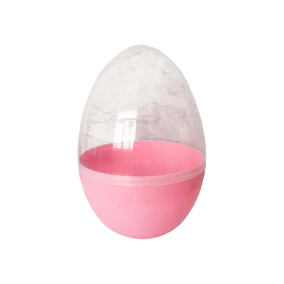 Jumbo Clear Easter Eggs Plastic Transparent Easter Eggs Giant Blank Empty Egg for Easter Egg Hunts