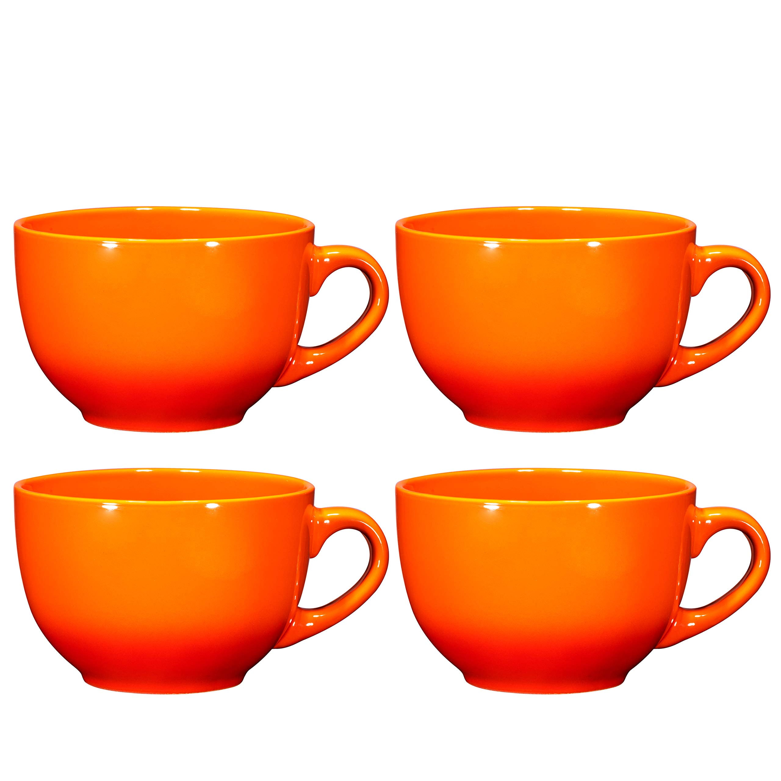 Bruntmor 6 Oz Cappuccino Coffee Cup Set of 6, Cute 6 Ounce Ceramic Mugcup  Set In Multiple Colors, Be…See more Bruntmor 6 Oz Cappuccino Coffee Cup Set