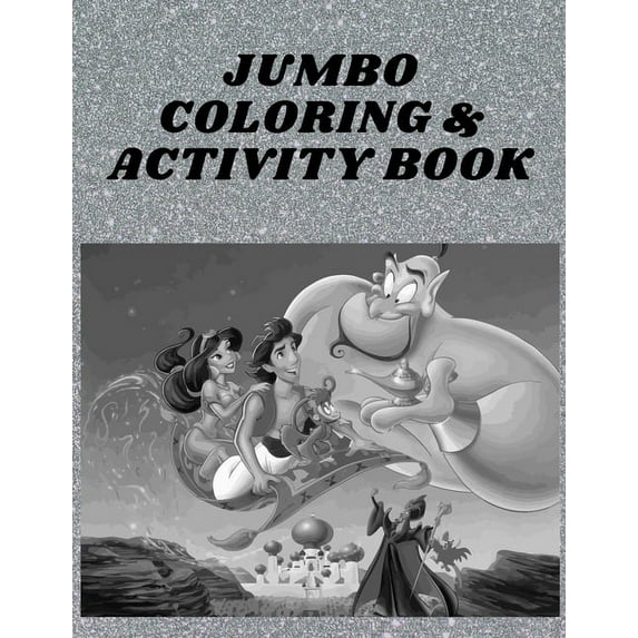 Jumbo Coloring & Activity Book: Over 30 Design Jumbo Coloring & Activity Great Stress Relief Coloring Books for Adults and Teens. (Paperback)