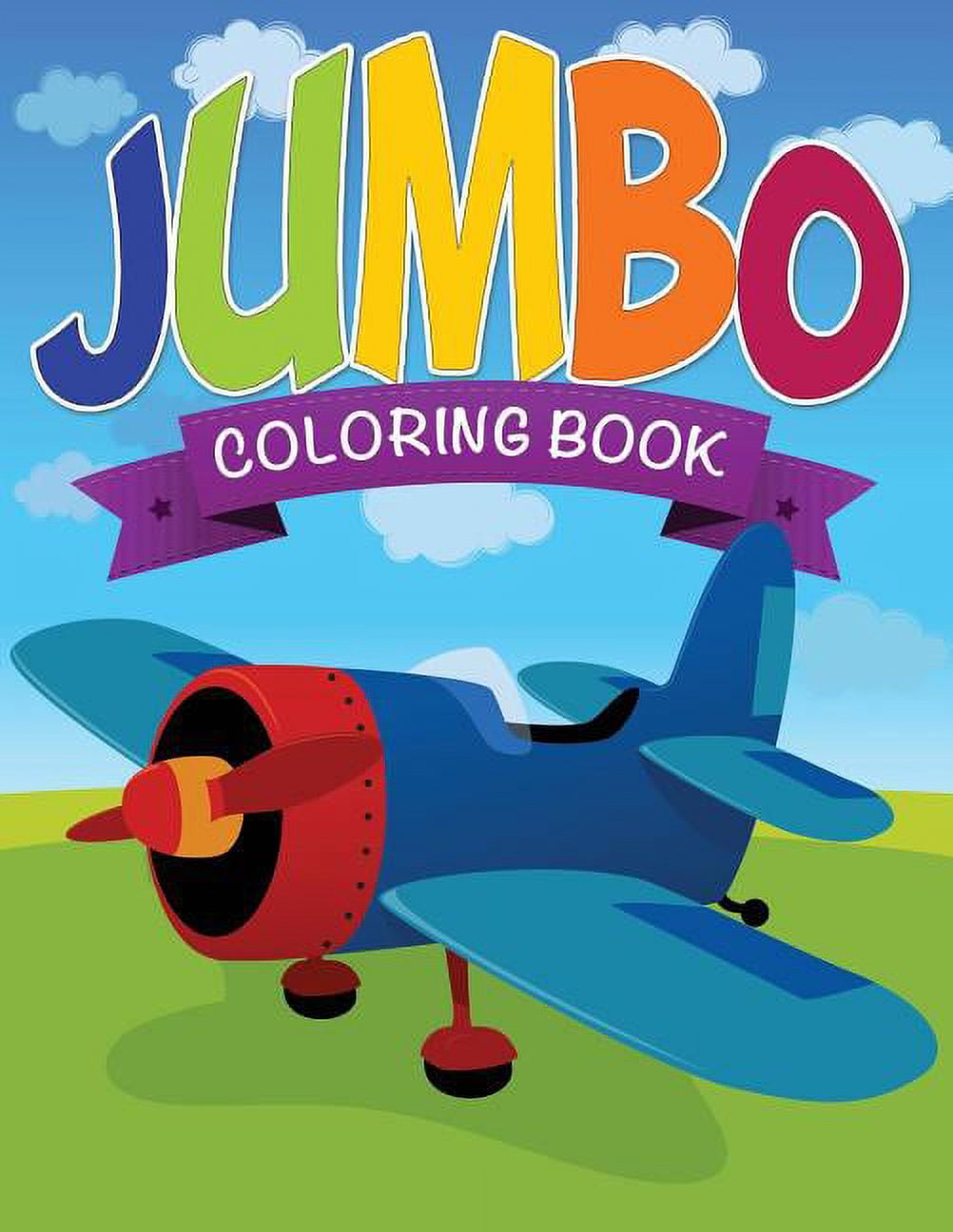 Jumbo Coloring Book for kids Ages 6-12 - Steampunk City - Many colouring  pages (Paperback)