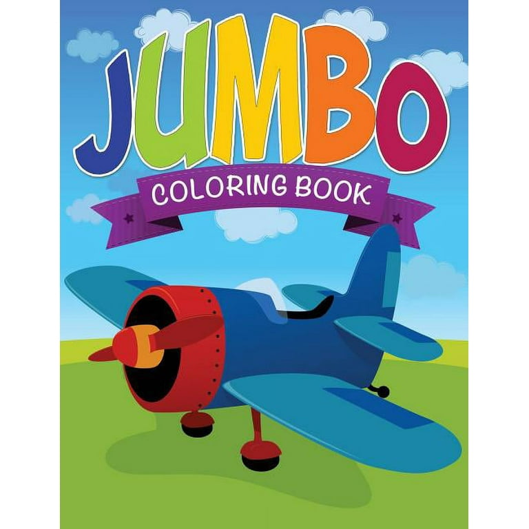 Jumbo Coloring Book: 60pages Jumbo Coloring Books for Kids Ages 3-10 (8.5 x  11 inch), Kids Birthday Party Gifts Classroom Activity Includes Animals