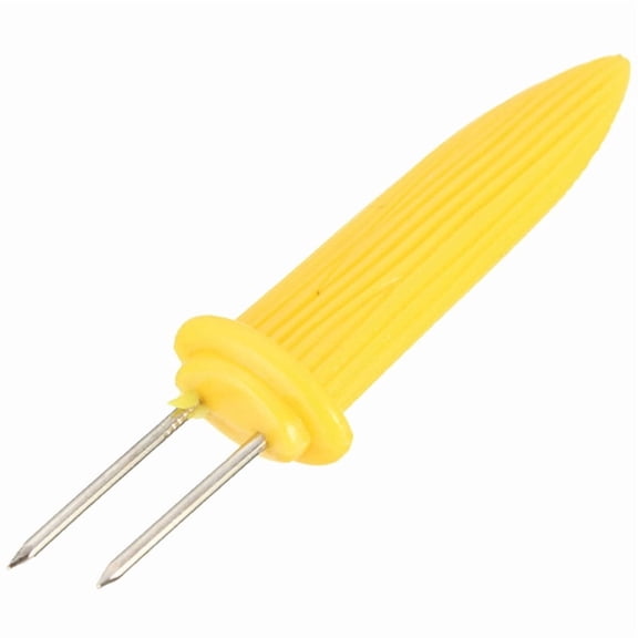 Jumbo Corn Holders, 2-Prong Metal with Plastic Handles, Easy Grip for Hot Corn on the Cob, Perfect for Summer BBQs and Picnics