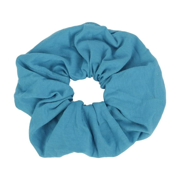 Jumbo Cotton Scrunchie - Blue