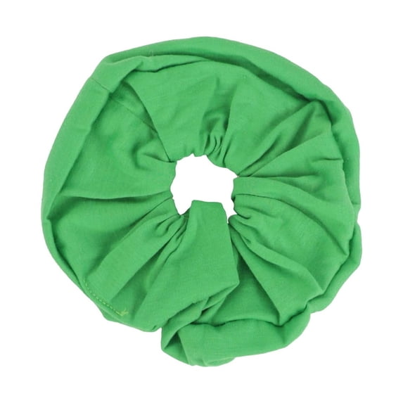 Jumbo Cotton Scrunchie - Green