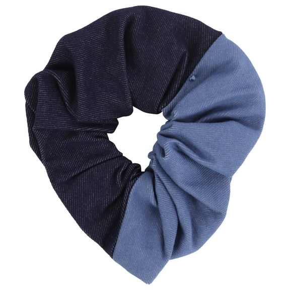 Jumbo Denim Scrunchie (Two Blue)