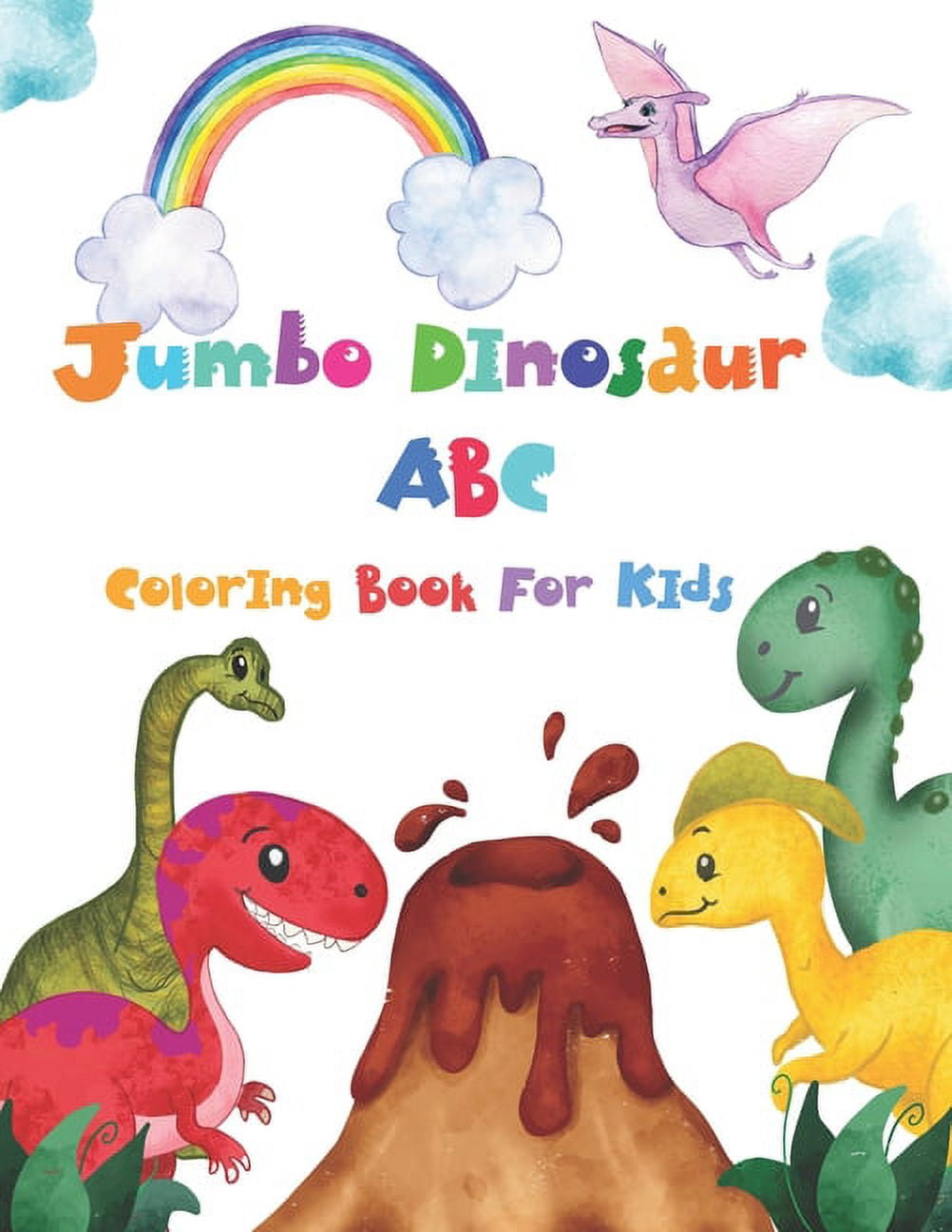 Dinosaur Coloring Book for Kids: Fun ABC Dinosaur Coloring Books