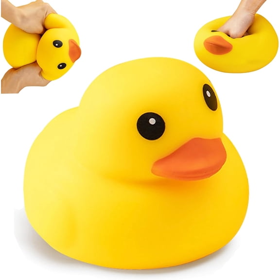 Jumbo Duck Squishy, Large Slow Rising Duck Fidget Toys | Adorable Stress & Anxiety Relief Calming Sensory Fidget for Adults & Teen, Tension Release Party Goodie Bag Fillers