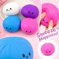 thumbnail image 1 of Jumbo Dumpling Squishy Bun Stress Relief Toy, 9.84 Inches Slow Rising Foam Squeeze Fidget Toys Bread Shape Desk Decor, 1 of 6