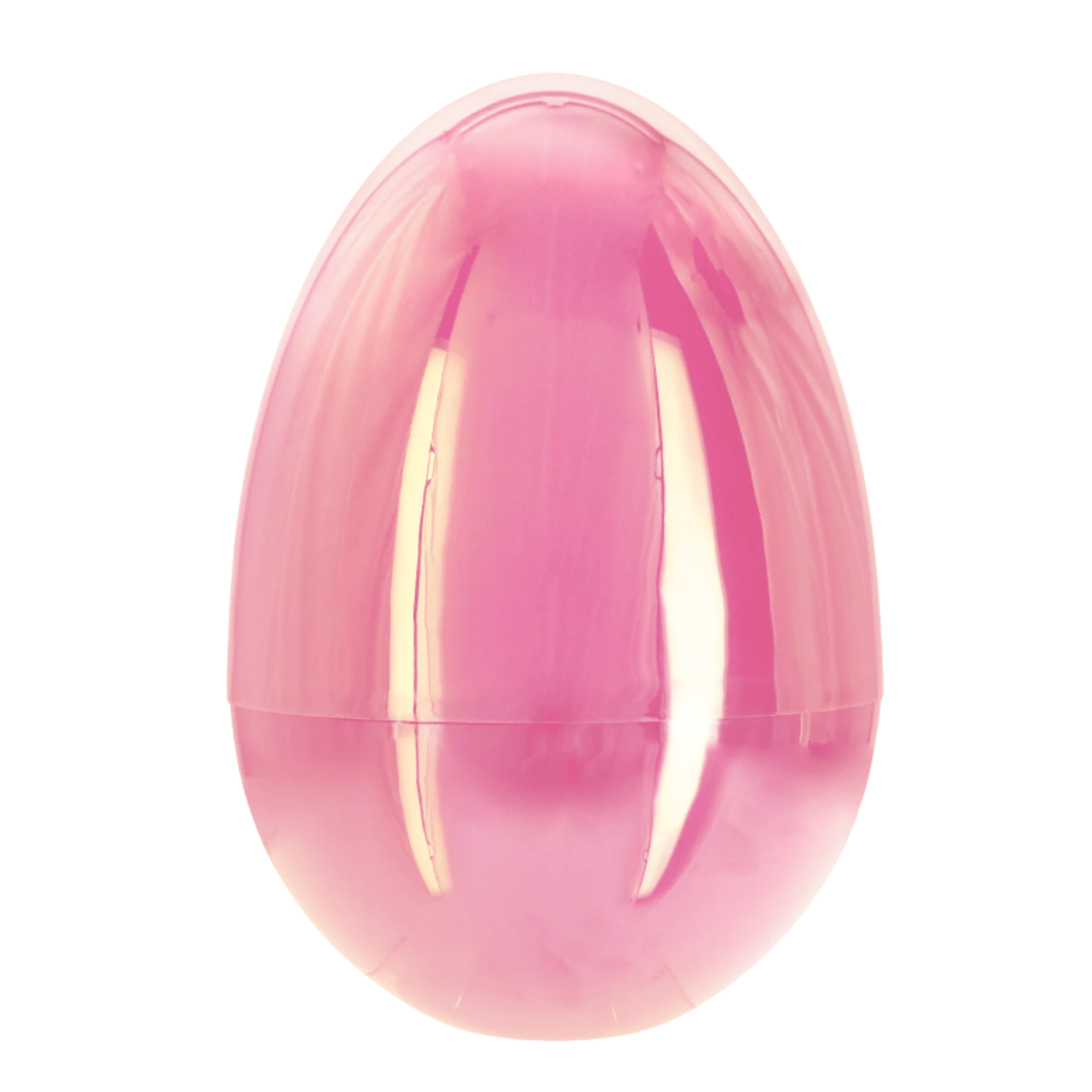 Jumbo Easter Egg Gifts with 6pcs GIRLS Toys Inside & Reusable Pink Iridescent Plastic Eggs for Kids Girls Classroom Surprise Spring Summer Holiday Birthday Party Gifts & Care Package (Contents Vary)