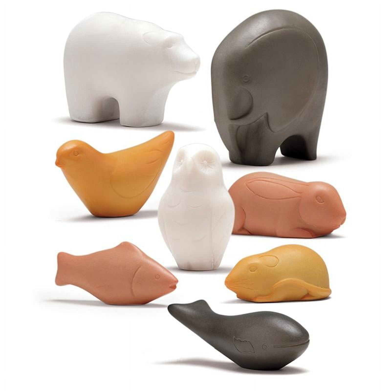 Pre-K Sensory & Tactile Stone Animal Set, Pack of 8