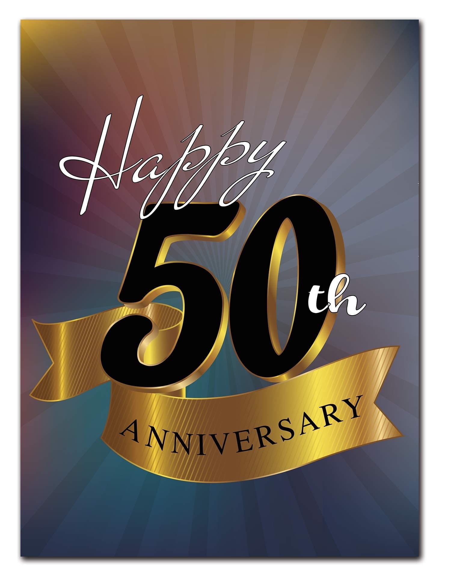 jumbo-50th-anniversary-greeting-card-blank-inside-premium-quality-elegant-design-made-in-usa-11-75-x-9-walmart-com for Free Printable 60th Wedding Anniversary Cards Jumbo 50th Anniversary Greeting Card - Blank Inside, Premium Quality, Elegant Design, Made in USA - 11.75