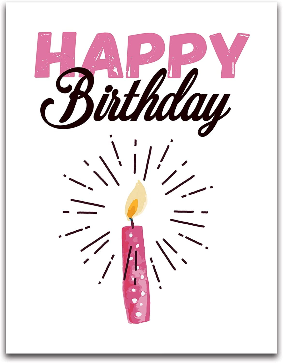 Pink Fluff | Greeting Card Pink Fluff | Greeting Card