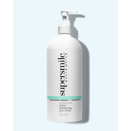 Supersmile Extra Whitening Pre-Brush Mouthwash – Enamel-Safe Dental Rinse, 32 oz