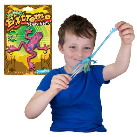 Jumbo Extreme Stretchies Frog by Deluxebase – Large Squishy Stretchy Frog Toy, Stress & Fidget Relief