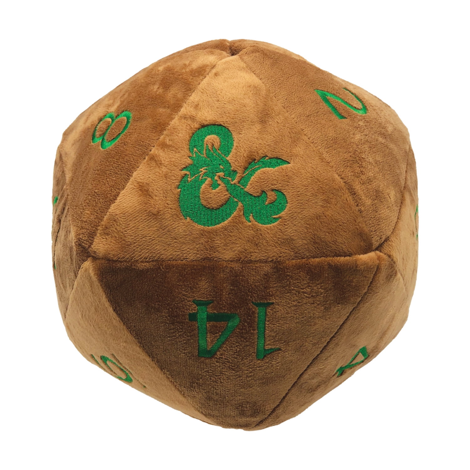 Jumbo Feywild Copper and Green D20 Novelty Dice Plush for Dungeons  Dragons