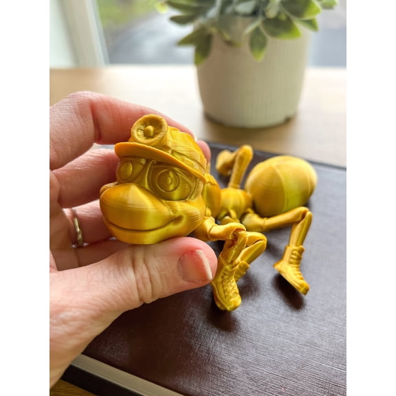 Clever Contraption Jumbo Ant Miner Fidget – Flexible 3D Printed Novelty Companion for Ages 6+