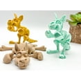 thumbnail image 1 of Jumbo Fidget Boxing Kangaroos | Flexible Articulating 3d Printed Friendly Companion, 1 of 9