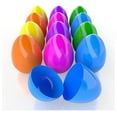 Jumbo Fillable Easter Eggs Colorful Bright Plastic Easter Eggs, Perfect