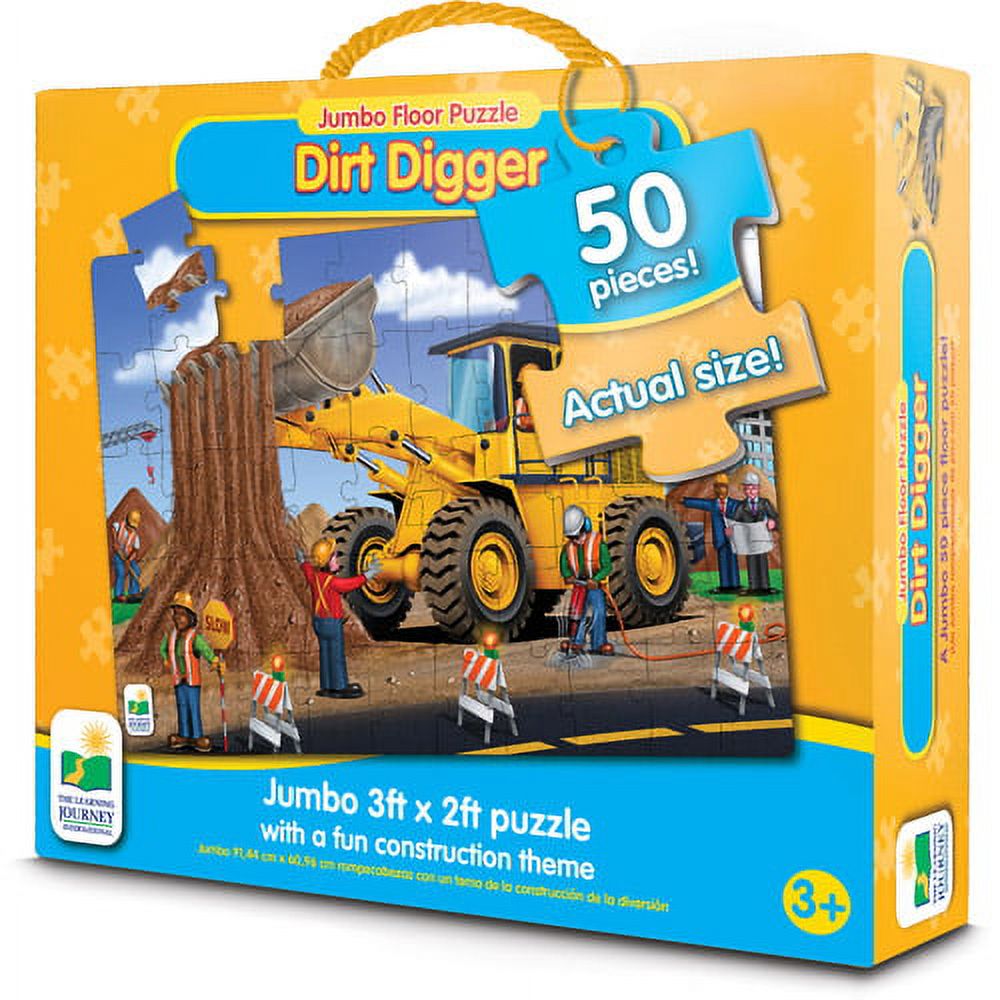 Jumbo Floor Puzzles Dirt Digger Floor Puzzle