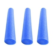 Jumbo Foam Swimming Pool Noodle, Blue, 3 Piece Noodles For Pool Swim Noodles