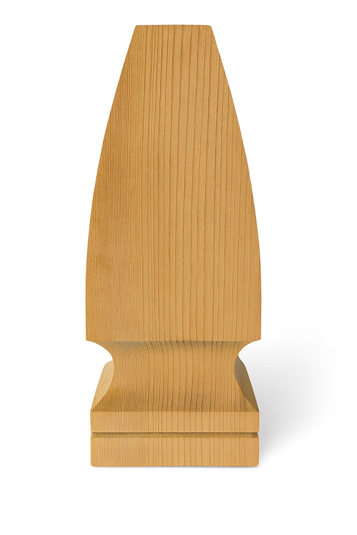 Jumbo French Gothic Post Finial – Western Red Cedar, Fits 6x6 Wood Post ...