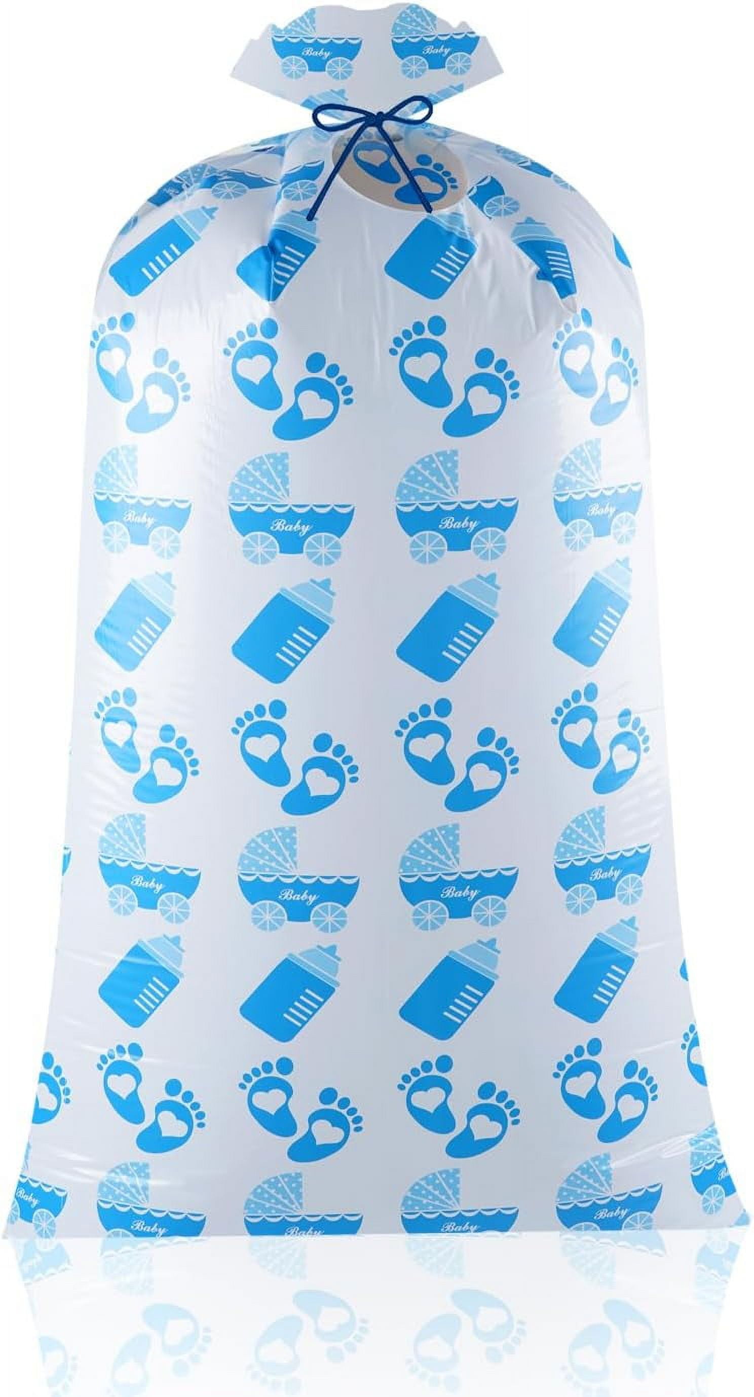 Jumbo Gift Bag for Baby Shower & Kids 60 Inch Giant Plastic Bag Extra