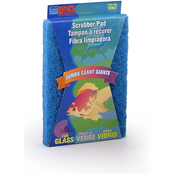 Lee's Aquarium Scrubber Pad for Glass Aquariums Size: Jumbo
