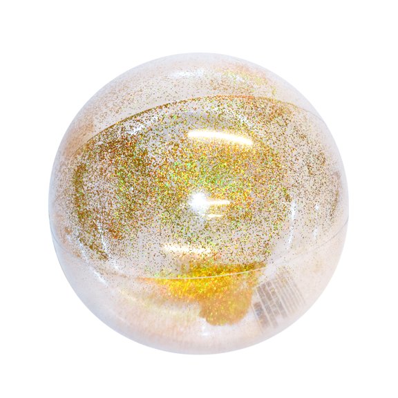 CocoNut Outdoor 27" Jumbo Glitter Beach Ball - Large 27 Inch Inflatable Beach Ball - Great for Summer Parties & Swim Events