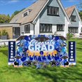 thumbnail image 1 of Jumbo Graduation Yard Sign Set 3x6 Feet, Congrats Grad Sign , Waterproof Corrugated Plastic, Includes Stakes (Blue), 1 of 10