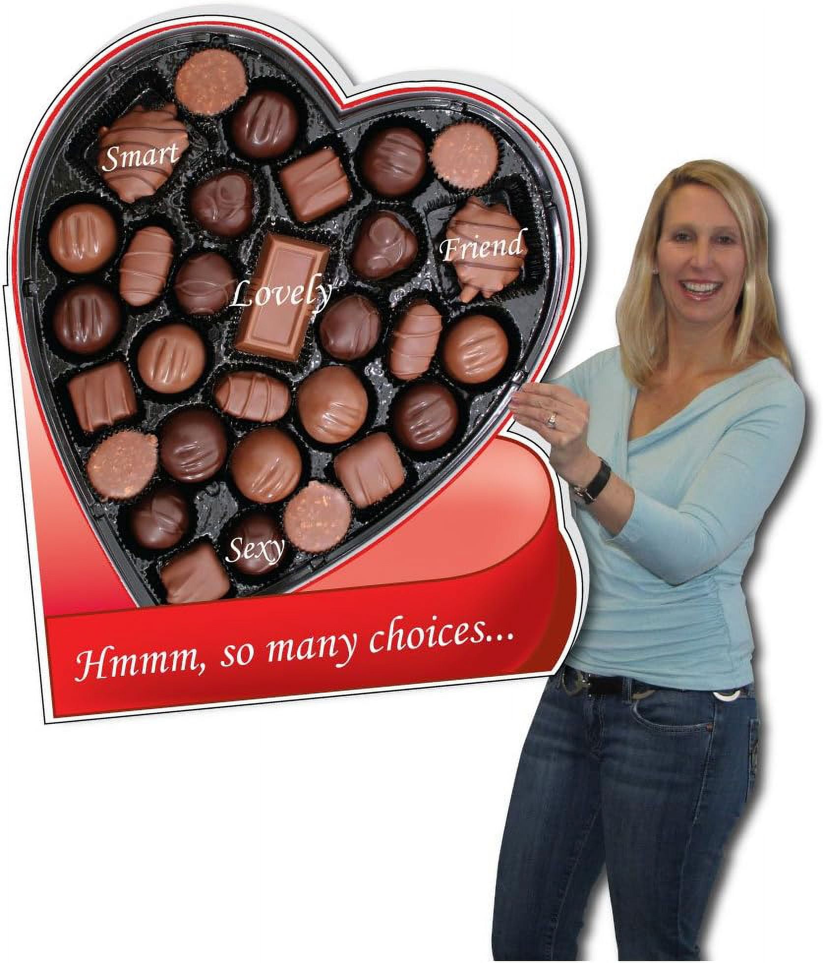 Jumbo Greeting Cards Giant Anniversary Card (Box of Chocolates) 2 feet