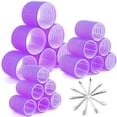 thumbnail image 1 of Jumbo Hair Curlers Rollers with Clips, 28 Pcs Big Rollers for Hair Set with 3 Sizes Self Grip Hair Roller for Long Medium Short Thick Thin Hair Bangs Volume, Salon Hair Dressing DIY Hair Roller, 1 of 8