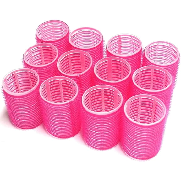 Jumbo Hair Curlers Rollers with Clips, Big Rollers for Hair Set