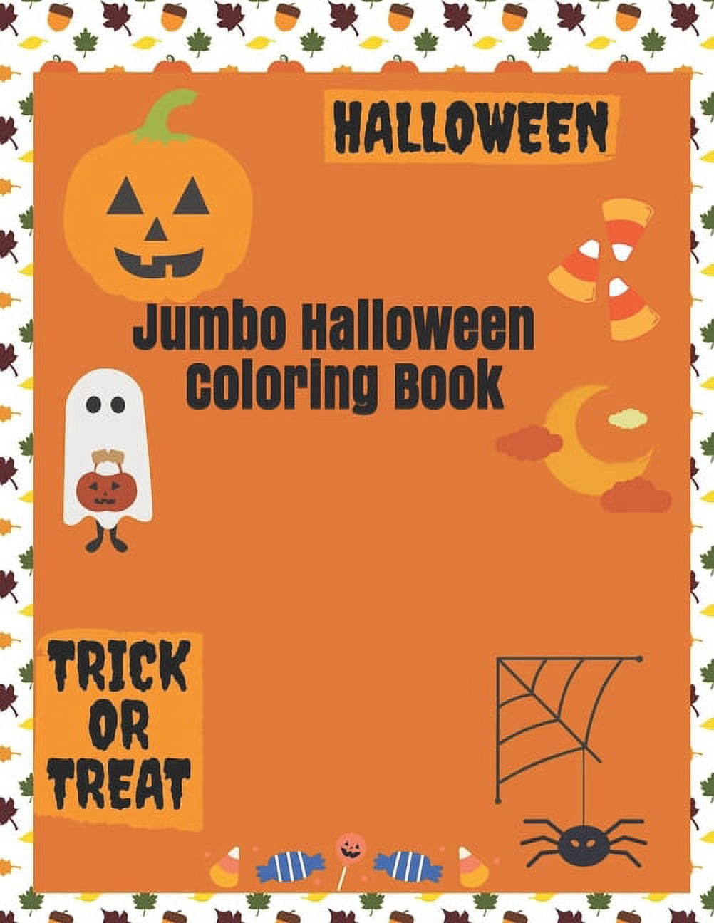 Jumbo Halloween Coloring Book (Paperback) - Walmart.com